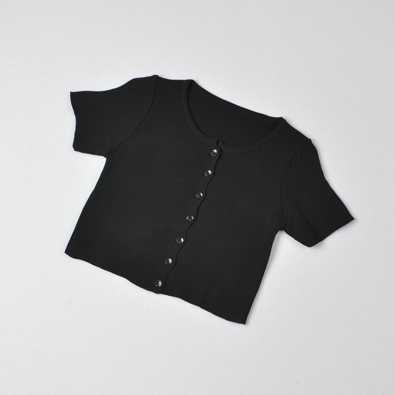 

Модные летние фиолетовые короткие трикотажные топы женские тонкие ленивые ветрозащитные сетчатые красные кардиганы с короткими рукавами маленькая куртка повседневные облегающие пуловеры футболки One Size чёрный