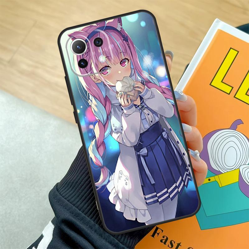 Minato Aqua Hololive Case For Xiaomi 15 Ultra 13 14 Pro 11T 12T 13T 14T POCO F5 F6 F7 Pro X3 X5 X6 X7 Pro Coque