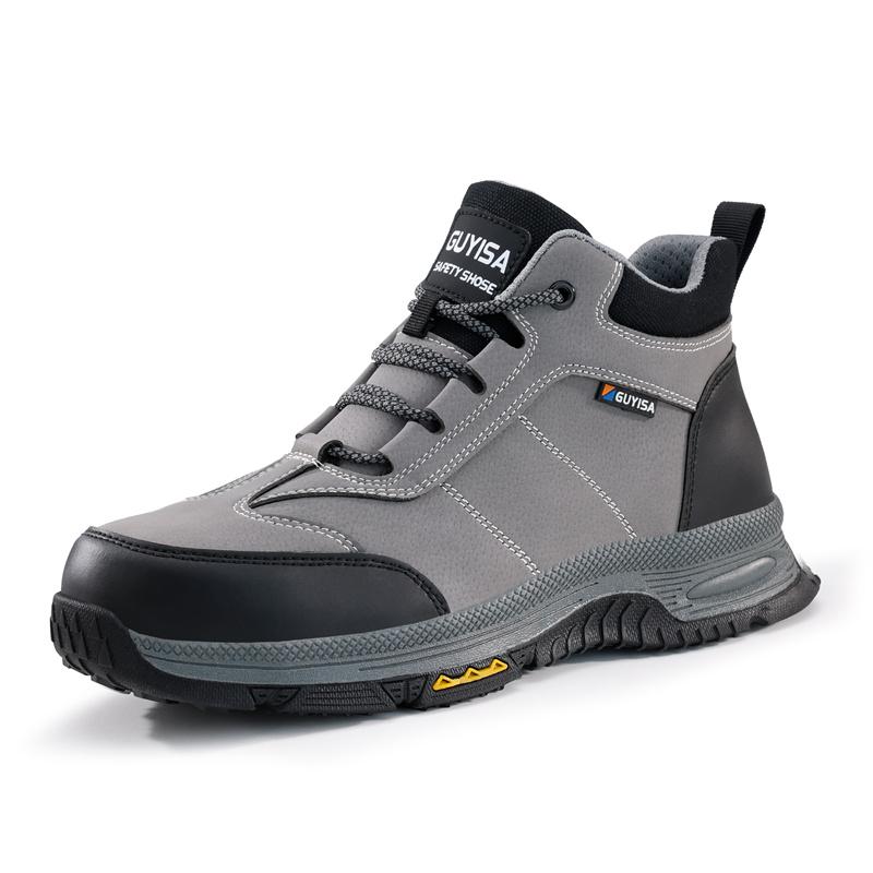 

Модные мужские защитные ботинки со стальным подноском, неубиваемая безопасная рабочая обувь, кроссовки, защита от ударов, строительная мужская обувь 39