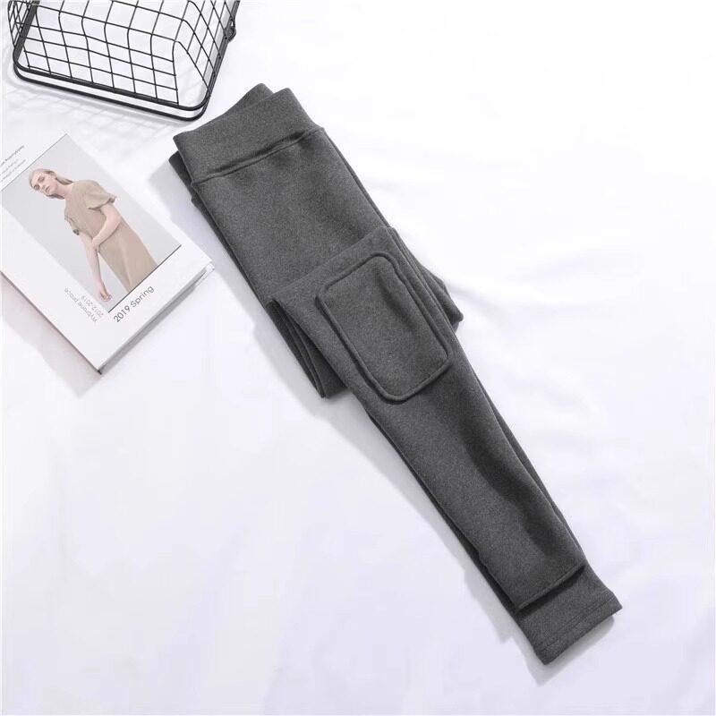 

Women s High Waist Stretch Base Layer Pants, Plus Size, Black & Grey, Nine-Tenths Length, Spring/Autumn Thin Style, Tight Fitting. One Size (80-110 lbs) темно серый