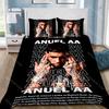 A-Anuel Hasta La Muertes Duvet Pillowcase Bedding Set Adult Boy Girl Bedroom Decoration Children Gift Single Double Large Size