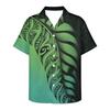 Herren Business Polynesienhemd Freizeit Kurzarm 2026 Neu Revers Stammes-Tattoo Knopf Slim Fit Mode Top