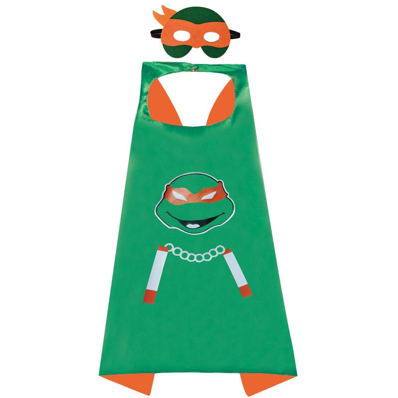 Halloween Teenage Mutant Ninja Turtles Double Decker Children's Cape Cape, Cape Cape Christmas Children's Cape