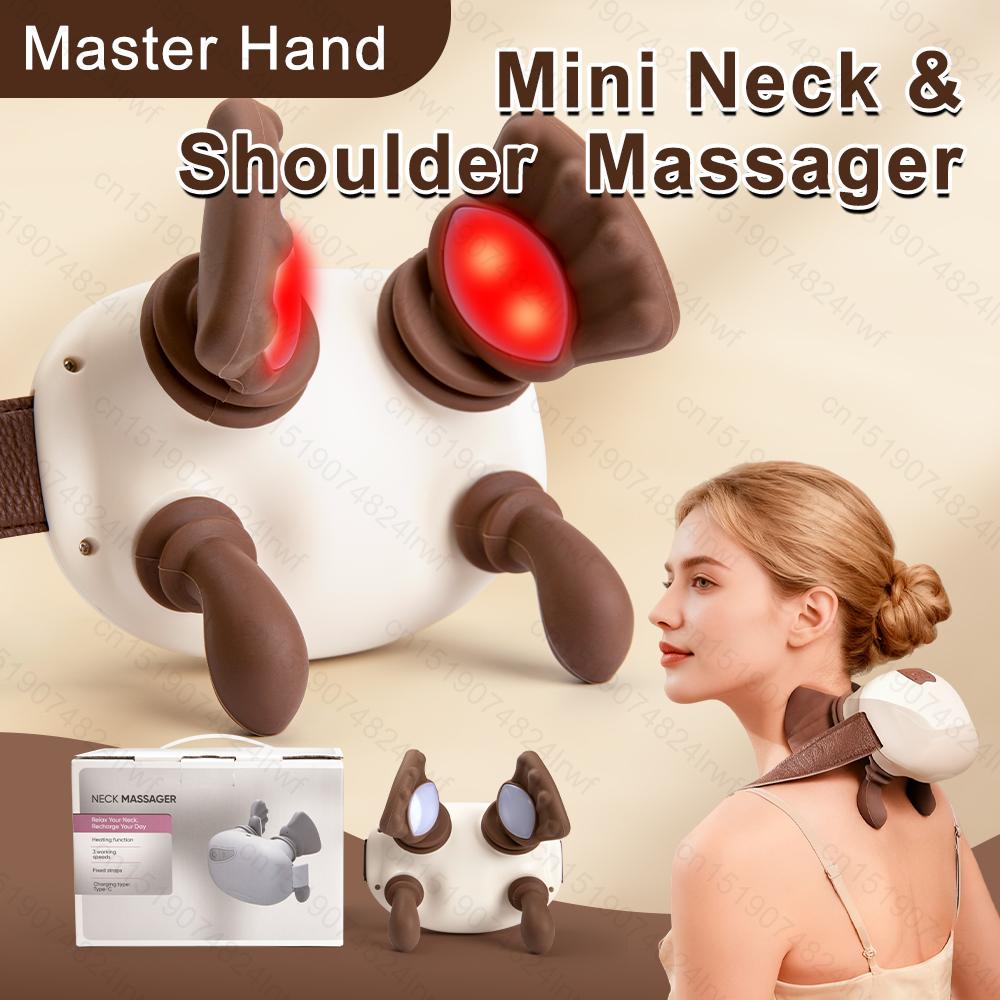 Electric Cervical Neck Relax Massager Master Hand Shoulder and Neck Massage Machine Cervical Spine Massager Trapezius