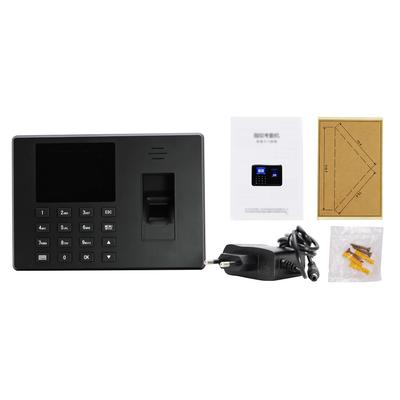 BISOFICE Intelligentes Fingerabdruck-Zeiterfassungsgerät, Fingerabdruck/Passwort/ID mit 2,4-Zoll-Display