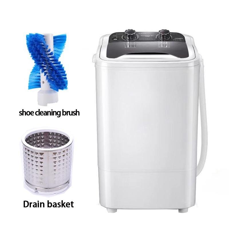 7.5KG Large Capacity Mini Electric Washing Machine Household Multifunctional Shoe Washer Portable Elution Integration Machine