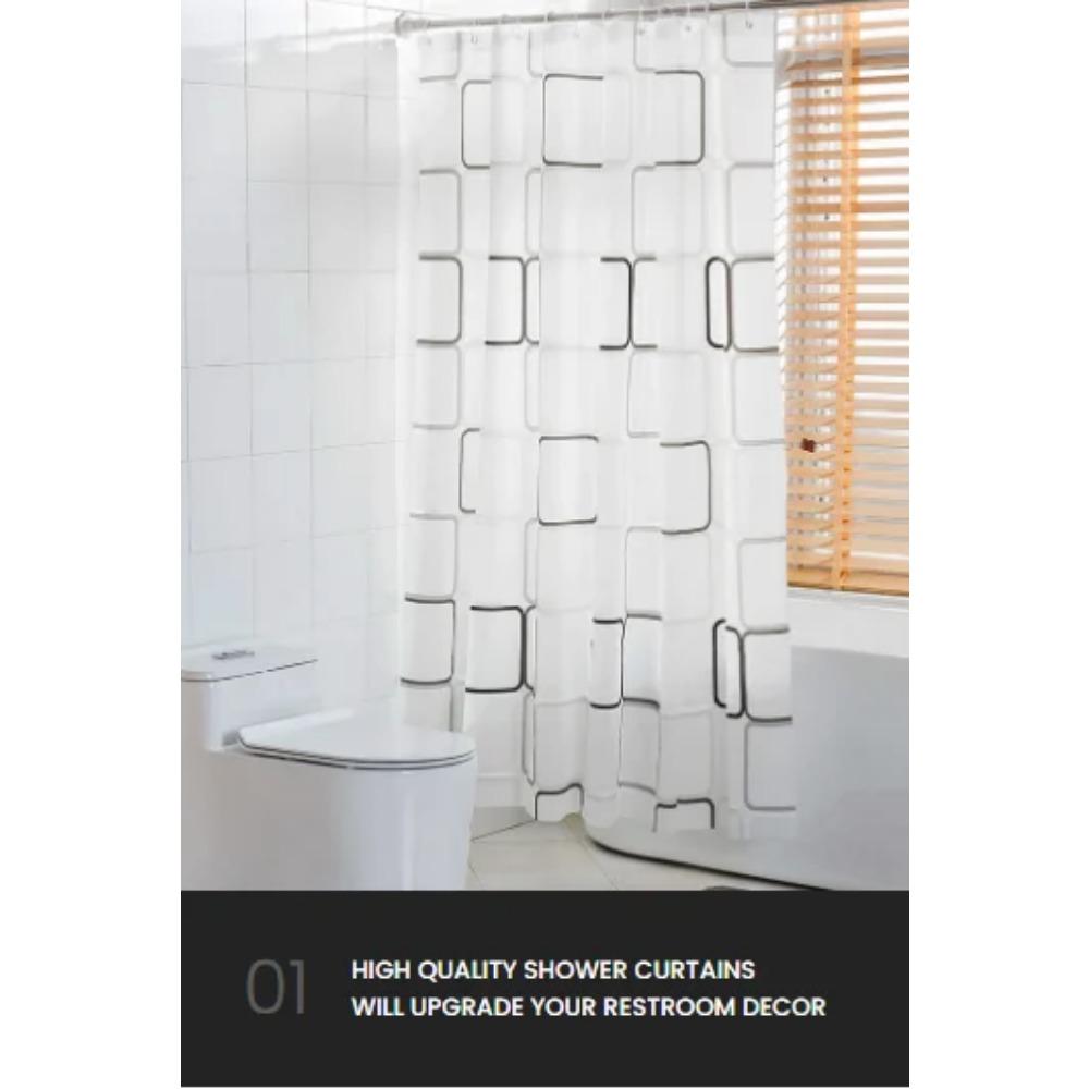 Bird And Flowers Shower Curtain Waterproof Bathroom With Hooks
