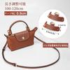 AIDUCHO Shoulder Strap, 100% Genuine Leather, 0.9cm Wide, Adjustable Length (100-120cm), Wide Replacement Strap for Bags, Stylish Leather Strap (Gray)