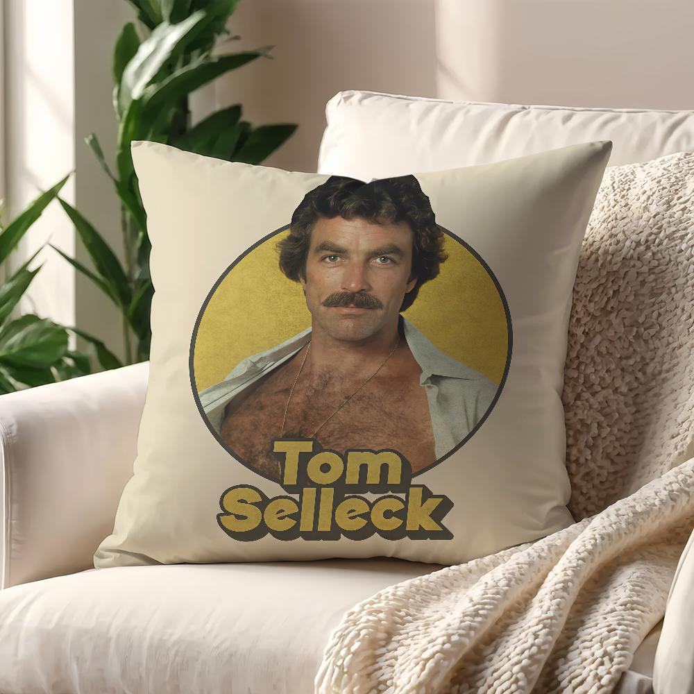 Tom Selleck Magnum cushion cover Decoration Room Shop Car Best Home Office Coffee Pillow Sofa Printing Nordic Simplicity Hit