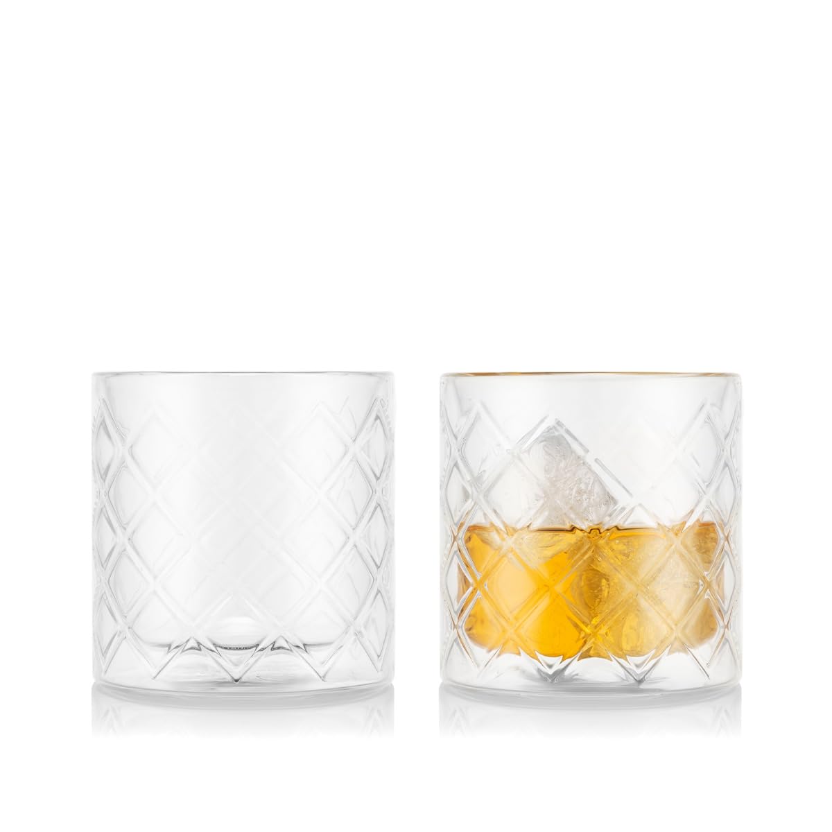 

BODUM DERBY Set of Insulates Hot and Cold and Freezer Authentic Product Double-Walled Glasses, 300ml, 2, Drinks, Double-Walled, Heat-Resistant,