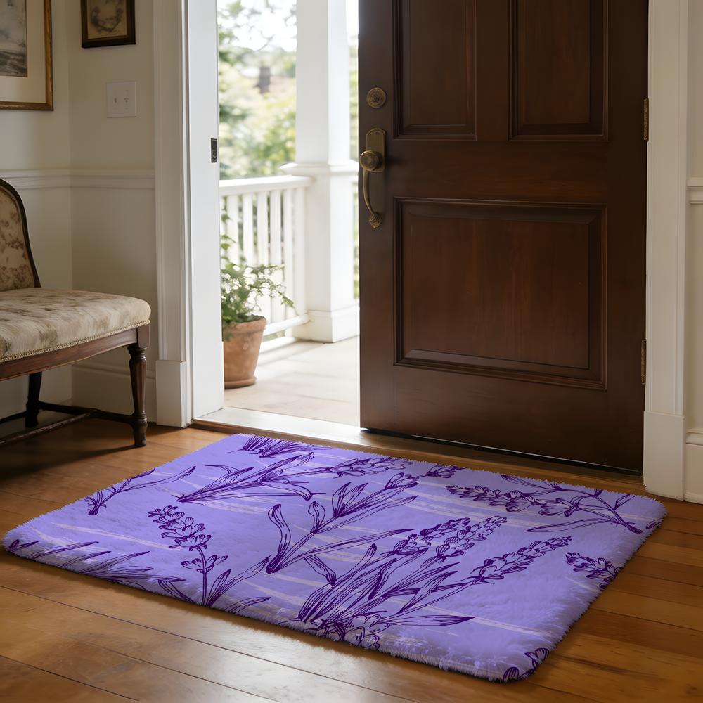 Floor Mat Soft Flannel Rug Non Slip Absorbent Mat for Bathroom Bedroom Home Decor Rapper W WAKE UP LUCKI