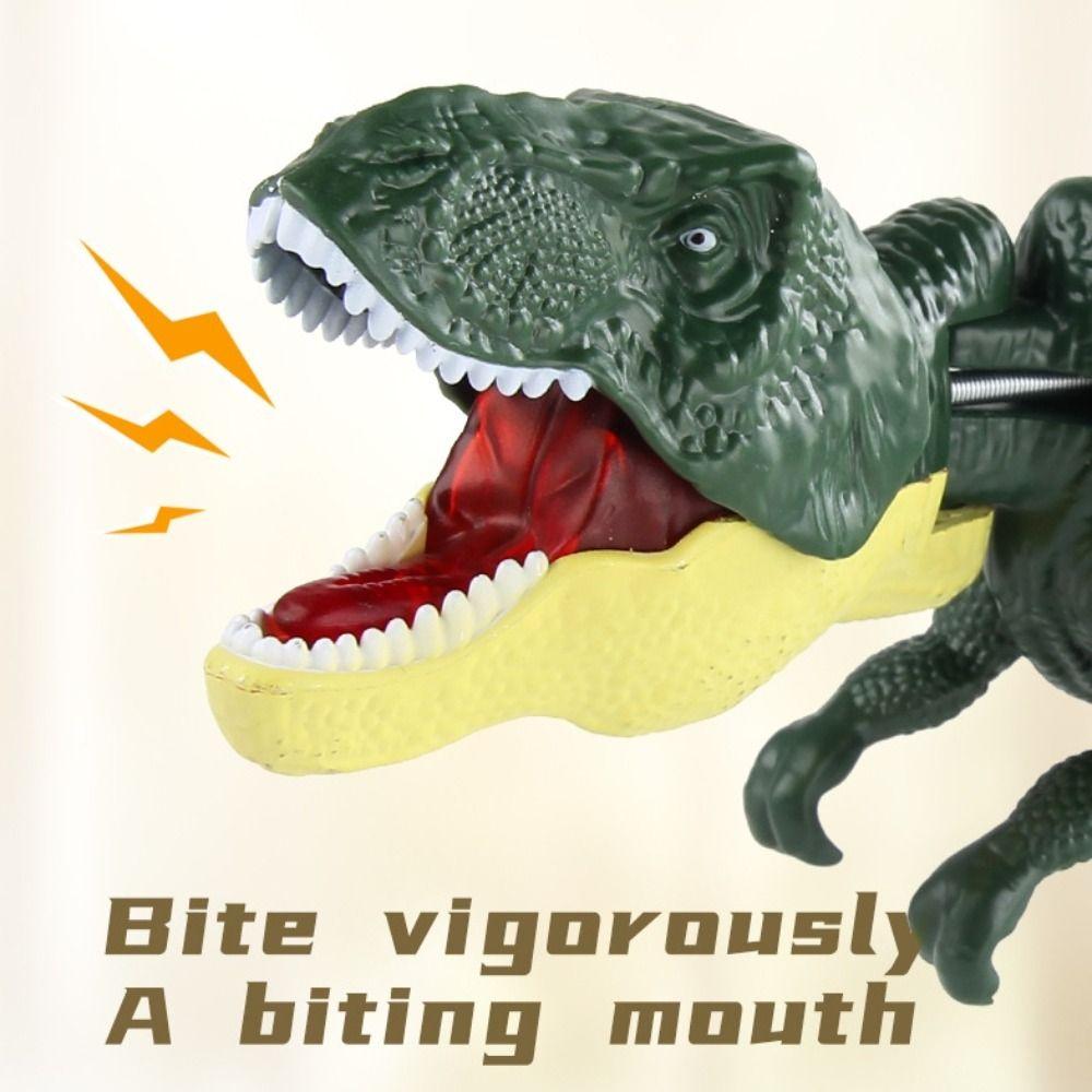 Jurassic Pressing Dinosaur Toys Swing Head T-Rex Simulation Explorative Dinosaur Bite Multiple Joints Movable