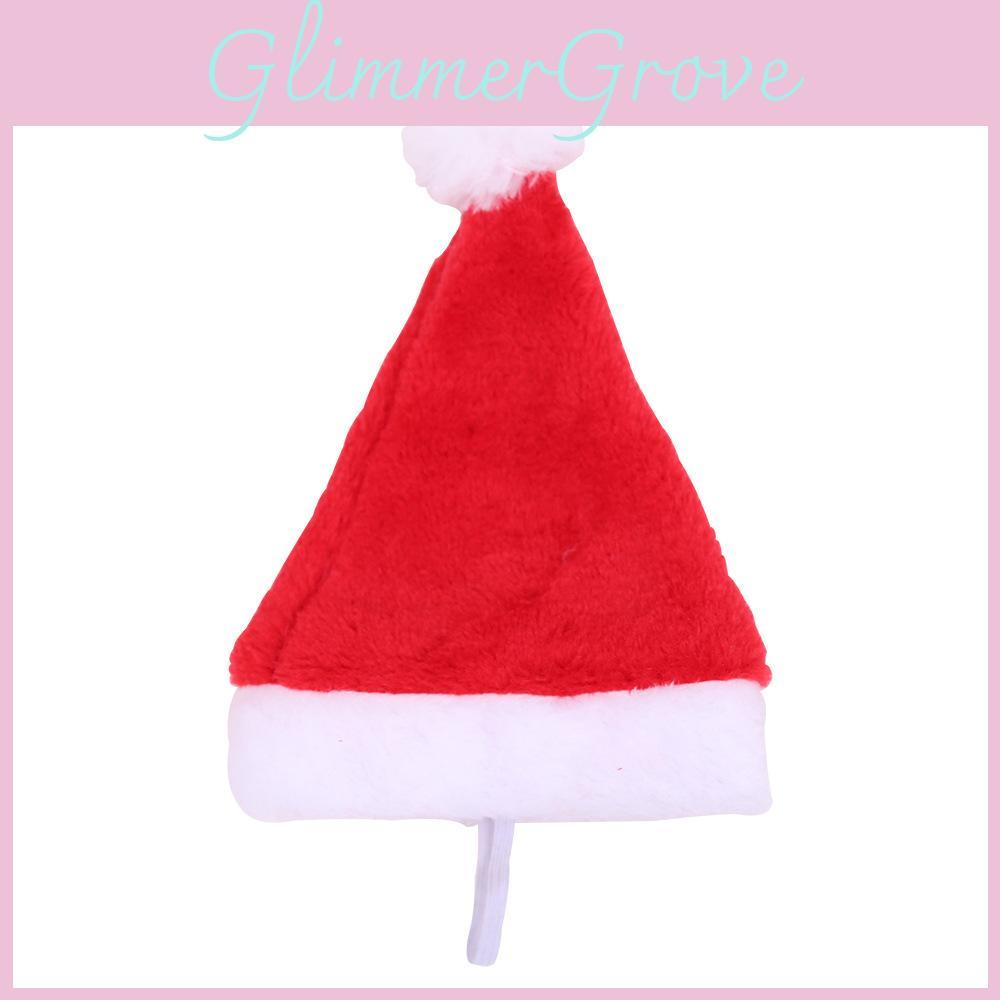 Decorations Christmas Pet Plush Hats With Plush Ball Design For Festival Gift