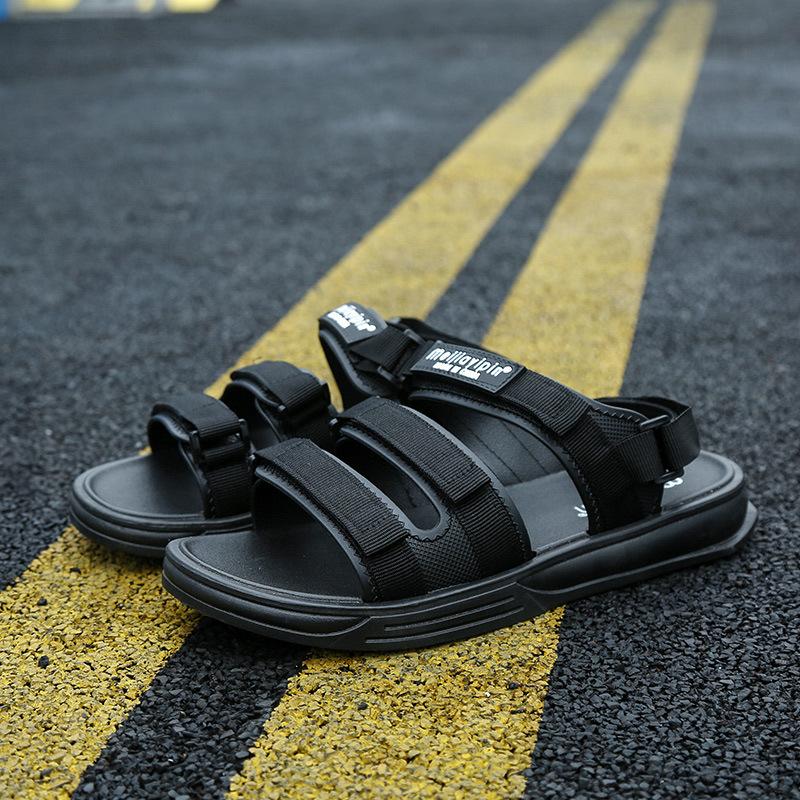 

Мужчины носят пляжную обувь на платформе, повседневную молодежную, для вождения, спортивную, уличную, вьетнамские сандалии 44