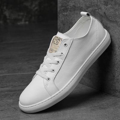 Fashion Men Casual Shoes Genuine Leather Fashion Spring Autumn Trend Sneakers Outdoor Leisure Flat Shoes Men Oxfords White Shoes for Men