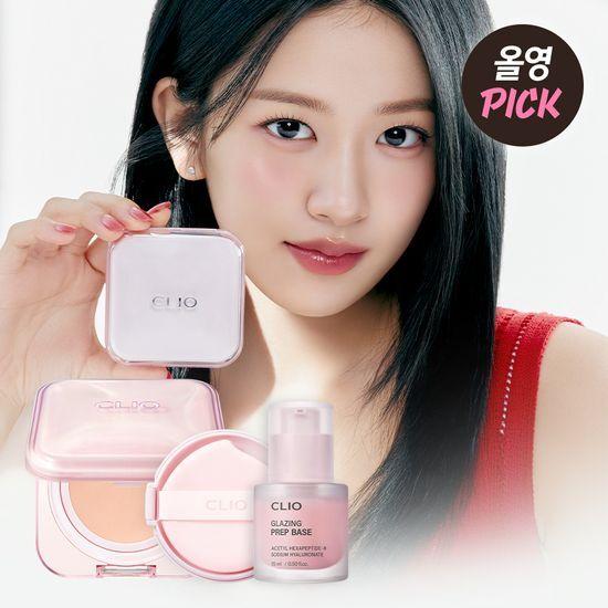 Clio Kill Cover Mesh Glow Essential Cushion (+Prep Base 15ml+Refill 1P)