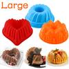 3D Food Grade Silicone Mousse Mould Large Size Pastry Cake Mold Bakeware Cake Pan Art Cake Baking Tray Tool Model Baking Tools