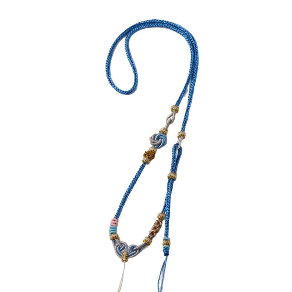 Wukong Eight Treasures Compass Pendant Necklace with Ruyi and Mandala Knots