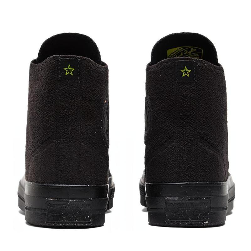 Converse Chuck 70 Chuck Taylor All Star Casual Trend High-Top Espadrilles Unisex Carbon Black