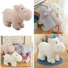 Plush Hippo Toy Stuffed Animal Dolls Sleeping Companion Kids Birthday Gifts