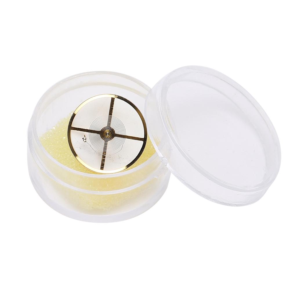 8205 Watch Movement Balance Wheel Alloy Full Swing Hairspring Watch Repair Accessories Golden