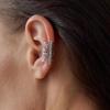 Spinnennetz Ohr-Manschette Halloween-Accessoire Bequemer Clip-Ohrring Kein Durchstechen der Ohren Geeignet für Verschiedene Anlässe