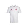 Adidas T Shirts Men's White Crew Neck Moderate Straight Fit GK3443