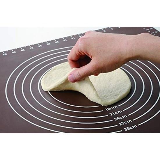 Yoshikawa Silicone Mat 5040cm Measurements Non-Slip Easy Release Foldable Storage Bread Gift Wrapping Specification SJ1455
