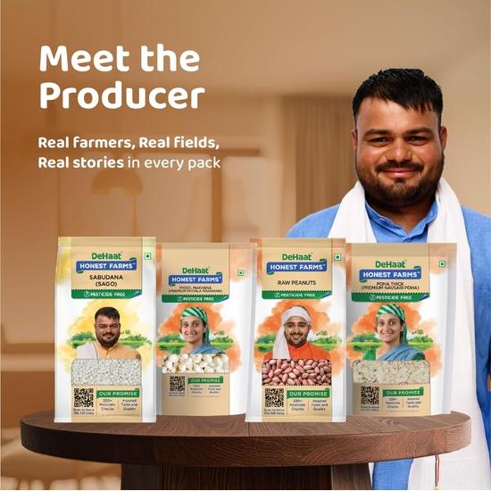 DeHaat Honest Farms Pesticide Free Raw Peanuts 500 GM