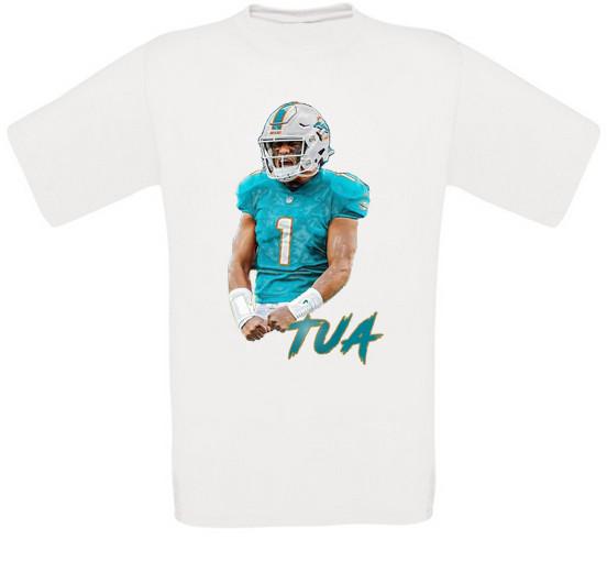 Tua Tagovailoa Miami American Football T-Shirt XL