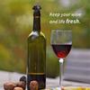 3pcs Resealable Silicone Vacuum Wine Stopper Leak-Free Sealed Bottle Topper Reusable Wine Pump  Bar