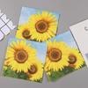 Disposable Party Napkin Double Layer 20 Pieces/Pack Sunflower Pattern