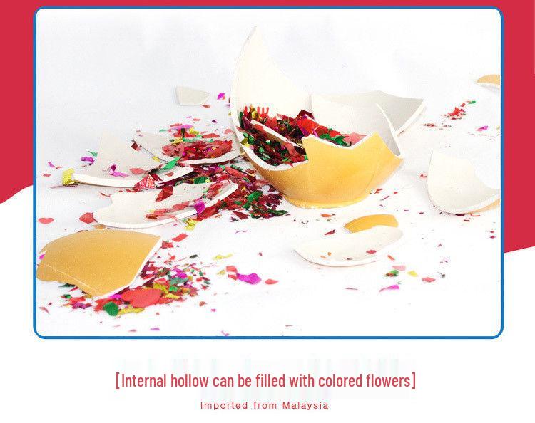 Golden Egg Props - Free Shipping for Wedding Celebrations and Events