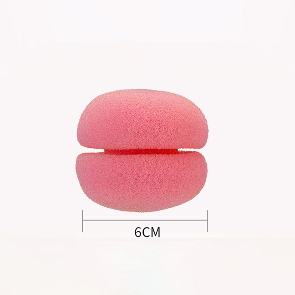 6 STK DIY Svampruller Curlers Hode Hårkrøller Strawberry Curler Mykt hår Curler Balls Jenter