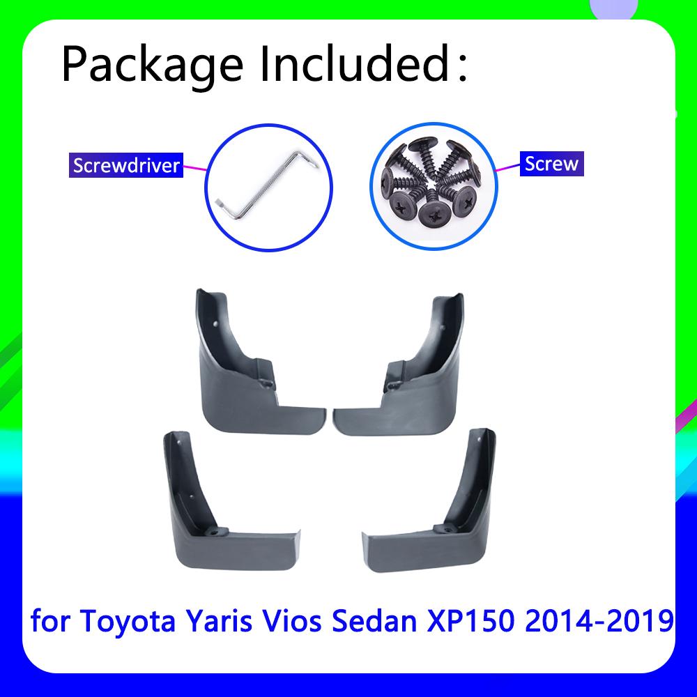 

Автомобильные брызговики для Toyota Yaris Vios Sedan XP150 2014 ~ облицовка брызговик брызговик защитить автомобильные аксессуары крылья