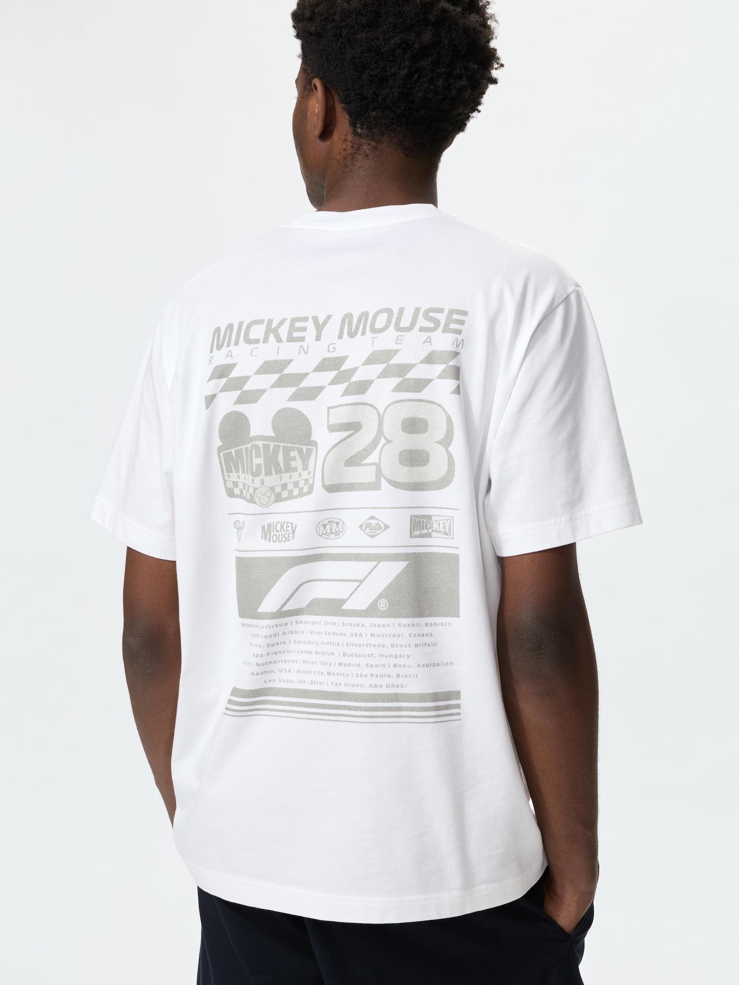 Uniqlo Япония Disney X Формула 1 Ут 00 WHITE/XS