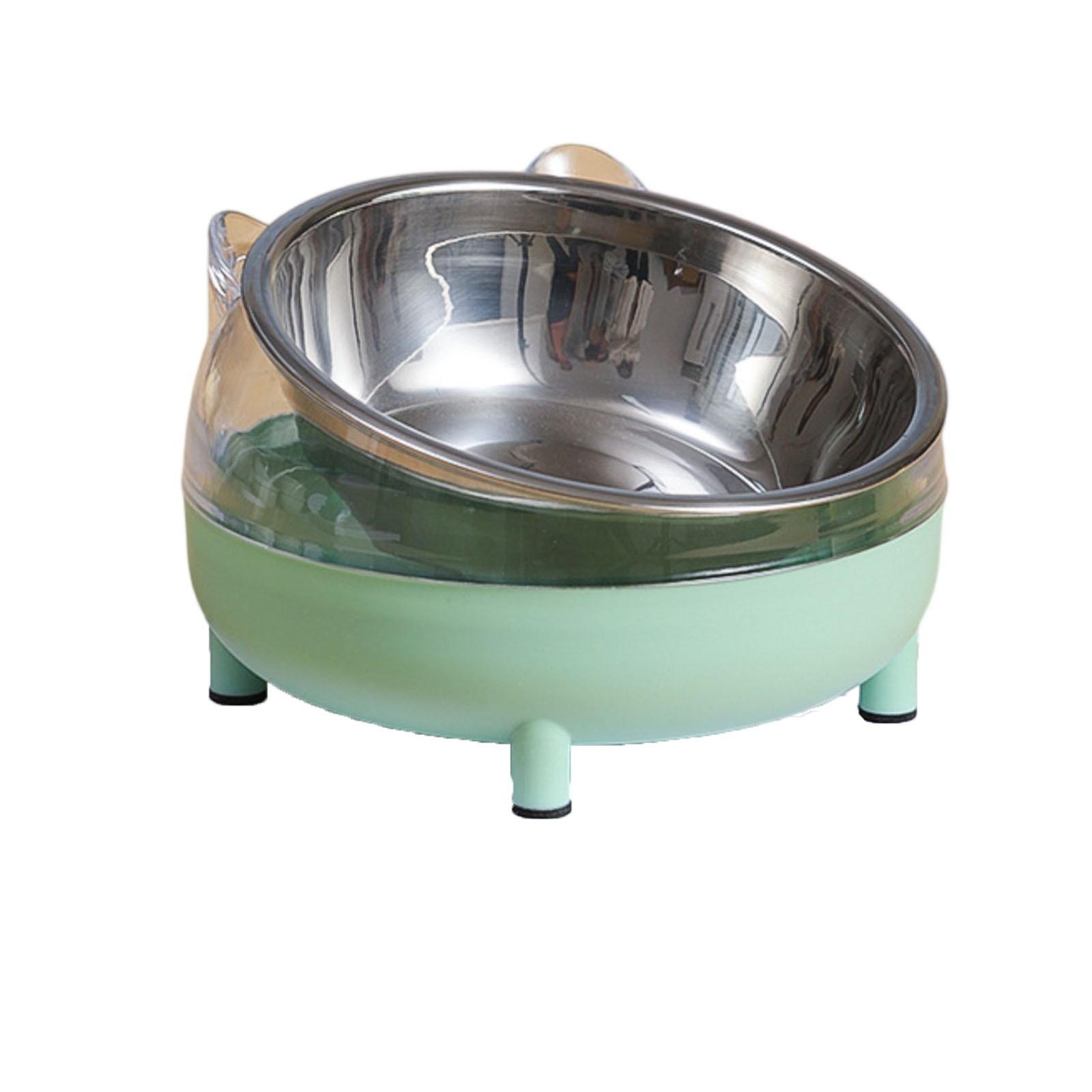 

Миска для кошек из нержавеющей стали для еды и питья One Size зелёный