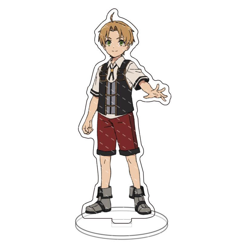 Anime Mushoku Tensei: Jobless Reincarnation Stand Model Plate Roxy Migurdia Acrylic Figures Desk Decor Cosplay Anime Lovers