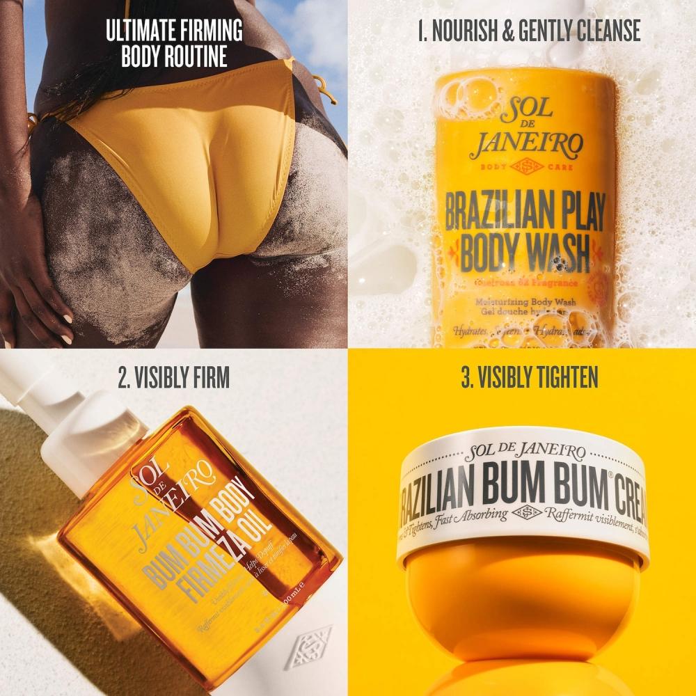 Sol De Janeiro Brazilian Bum Bum Refillable Body Cream Caffeine Rich Guaran  5 Oz