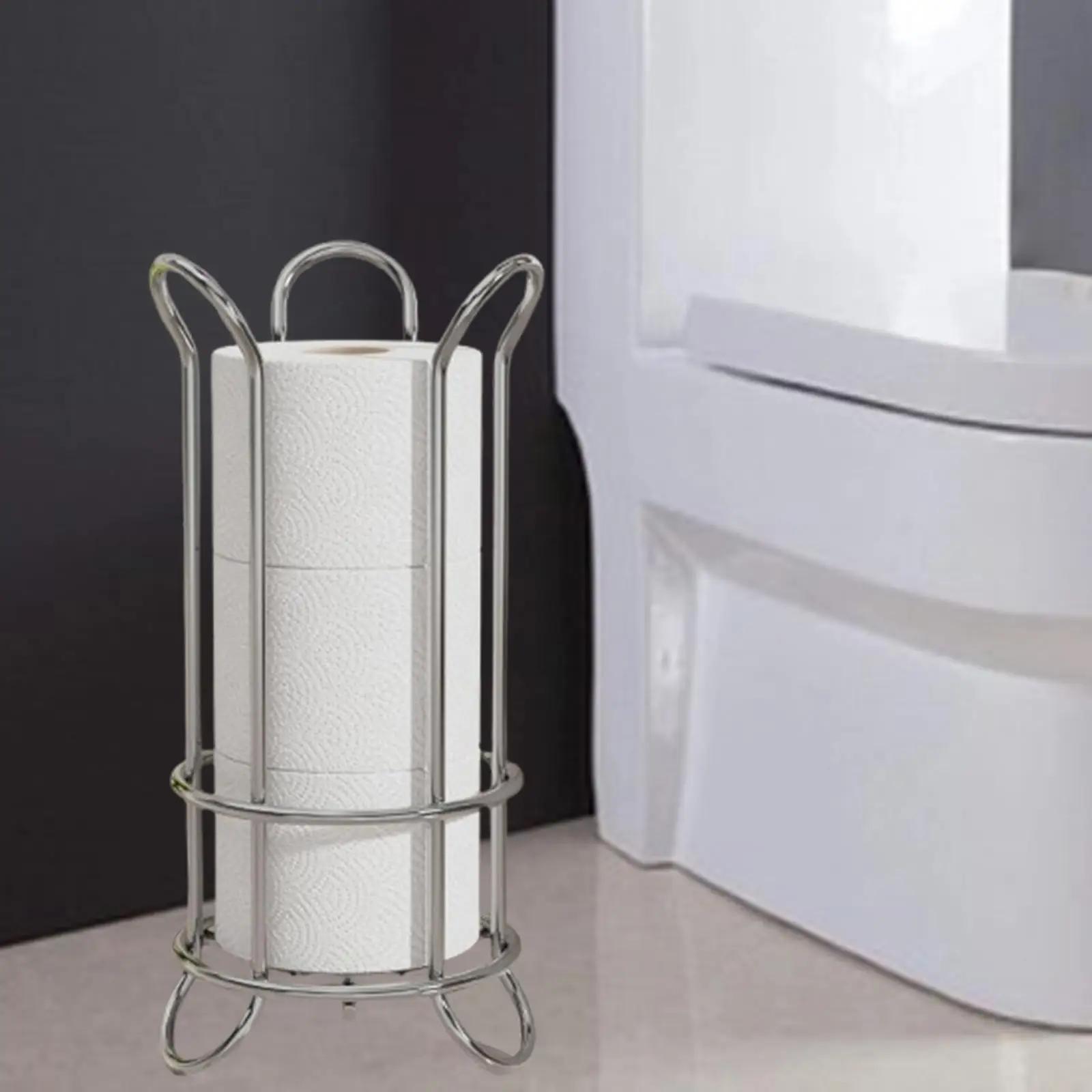 

Отдельно стоящий держатель для туалетной бумаги, минимальное решение для хранения, декоративный органайзер для туалетной бумаги, кухни, ванной комнаты, фермерского дома