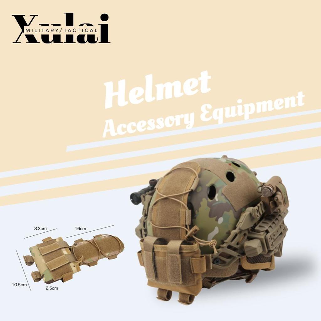 3 Colors Tactical Helmet Accessory Battery Bag