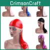 Luxurious Solid Color Durag Headwear Pirate Cap Unisex Hat With Smooth Silk Finish