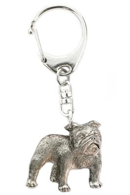 Bulldog British Art Dog Keychain Collection