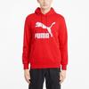 Puma Color Block Hooded Print Sweatshirt Men Tops Red 531369-11