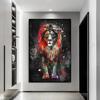 Abstract Colorful Animals Lions Oil Paintings On Canvas  Modern Posters and Prints Wall Art Pictures for Living Room Home Decor