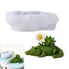 Flexible Silicone Alligator Shape Planter Mold For Resin Art Concrete Cement Casting And Decorative Candle Container