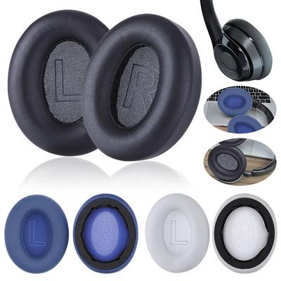 Cuscinetti auricolari di ricambio per cuffie, morbidi cuscinetti auricolari in memory foam, paraorecchie in pelle proteica per cuffie Anker Soundcore Life Q20