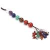 7 Chakra Crystal Pendant Car Hanging Ornament Pendulum Home Decoration for Yoga Meditation