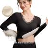 Damen Thermoset: Warme, formende Herbst- und Winter-Basisschicht mit Brustpolstern - Kältebeständig und vielseitig für den Lagenlook