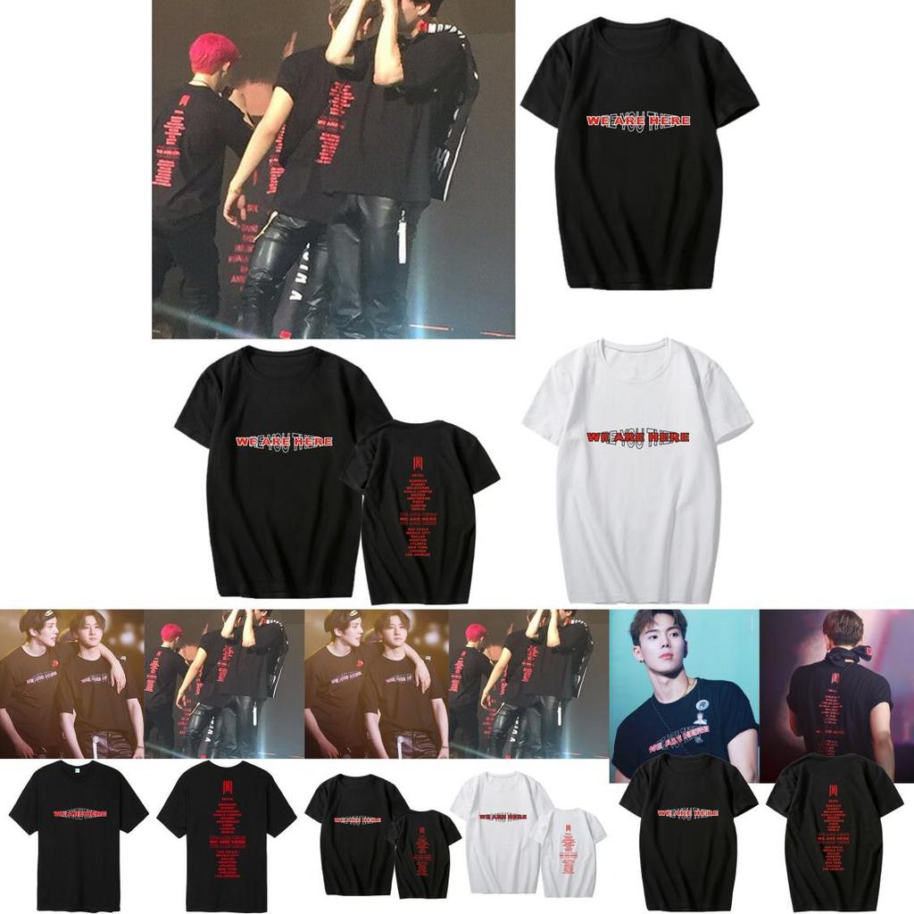 Monsta X White Concert Tshirt For Men And Women With Soft Comfortable Material